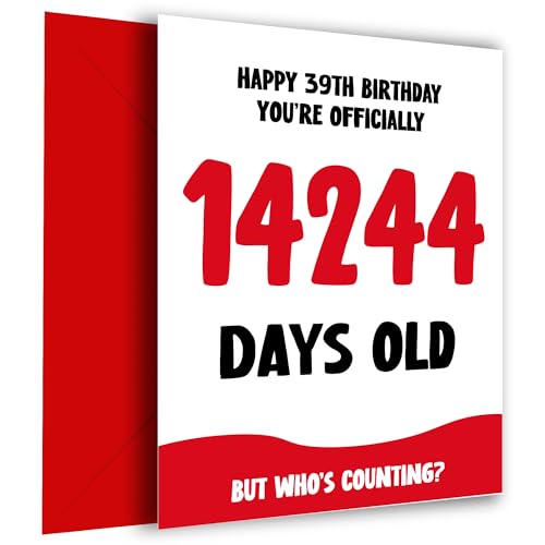 Oferta Hey Divertida cumpleaños hombres mujeres, 14244 tarjeta 39 tarjeta 39