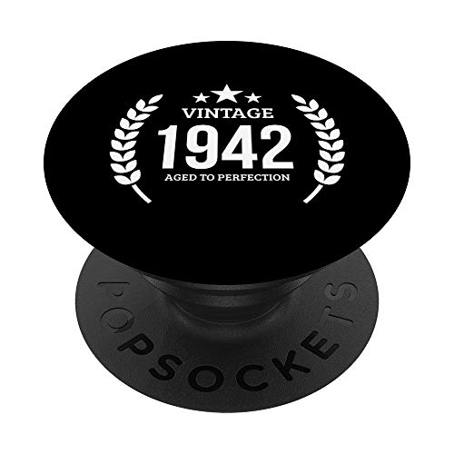 Comprar Nacido en 1942 Regalos cumpleaños 80 Años Catálogo 80th Bday regalos PopSockets PopGrip Intercambiable Rebajas 2024 | regaloscumple.com