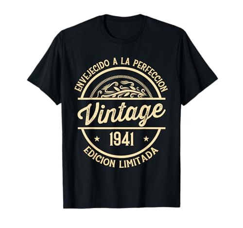 Comprar Hombre 81 Catálogo Cumpleaños Nacido En 1941 Vintage 81 Años Camiseta Rebajas 2025 | regaloscumple.com