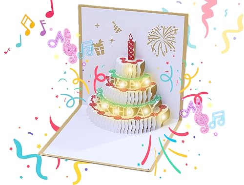 Consigue ahora Tarjeta Felicitación 3D Felicitaciones cumpleaños Postal cumpleaños Musical Tarjetas cumpleaños original con Música Tarjeta Cumpleaños 3D Birthday Card Promoción Tarjeta Cumpleaños (Dorada) Top Precio 2024 | regaloscumple.com