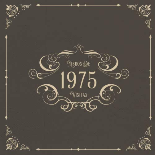 Consigue ahora 1975 Libros Visitas: Libros visitas para fiestas Navidad cumpleaños estilo vintage para que la familia y los amigos inserten saludos y mensajes | 100 páginas Ofertas 2024 | regaloscumple.com