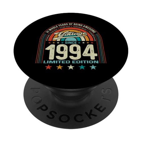Consigue ahora 31 Catálogo cumpleaños 31 años 372 meses nacer impresionante 1994 PopSockets PopGrip Adhesivo Ofertas 2025 | regaloscumple.com