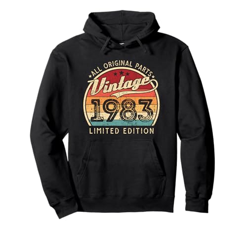 Comprar Vintage 1983 Regalos Edición Limitada 39 Años 39 Cumpleaños Sudadera con Capucha Top Precio 2024 | regaloscumple.com