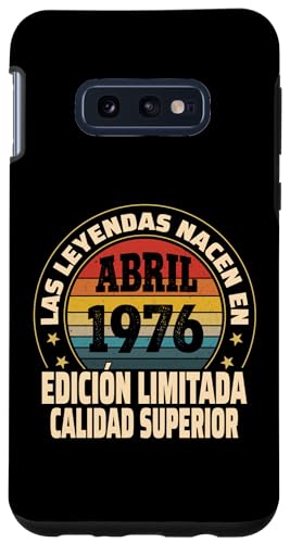 Consigue ahora Carcasa para Galaxy S10e Edición Limitada BlackFriday Abril 1976 - Cumpleaños 48 Años Rebajas 2024 | regaloscumple.com