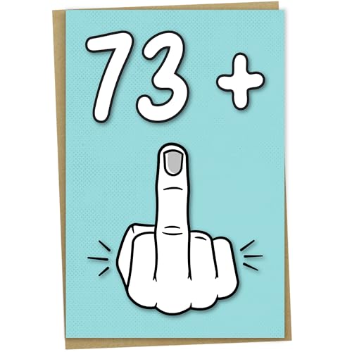 Consigue ahora Tarjeta cumpleaños 74 73 + 1 divertida tarjeta cumpleaños para mujeres u hombres 74 años 5 Promoción x 7 pulgadas Ofertas 2024 | regaloscumple.com