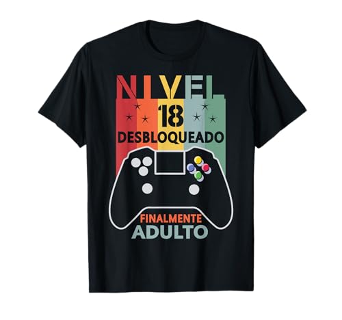 Comprar Nivel 18 desbloqueado 18 Años Cumpleaños Divertido Regalo Navidad Camiseta Top Precio 2023 | regaloscumple.com
