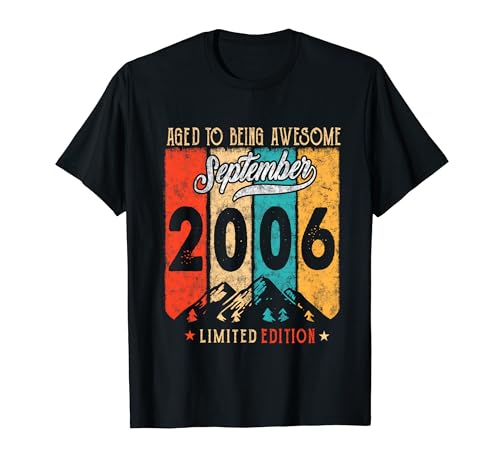 Comprar 16 años Vintage septiembre 2006 16 cumpleaños divertido Navidad Camiseta Rebajas 2024 | regaloscumple.com