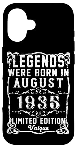 Consigue ahora Carcasa para iPhone 16 Cumpleaños Agosto 1935 Promoción Edición Limitada Regalo Legend August Top Precio 2025 | regaloscumple.com