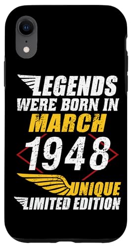 Comprar Carcasa para iPhone XR Cumpleaños Marzo 1948 Edición Limitada Regalo March 1948 Catálogo Rebajas 2024 | regaloscumple.com