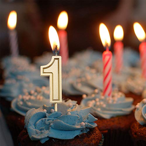 Ofertas en regaloscumple.com URAQT Cumpleaños Velas Divertidas, Pastel Velas Cumpleaños, Fiesta Número Elegir