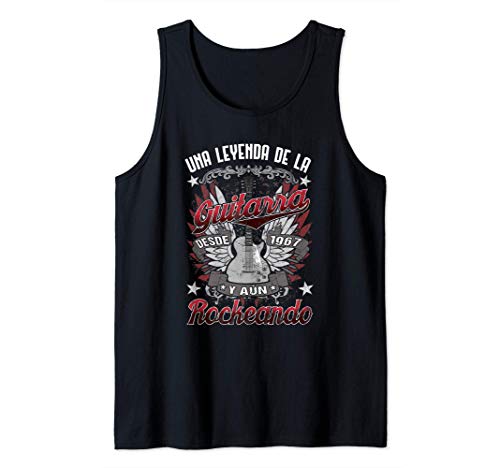 Consigue ahora Hombre Una Promoción Leyenda De La Guitarra Desde 1967 Guitarrista Cumpleaños Camiseta sin Mangas Top Precio 2025 | regaloscumple.com