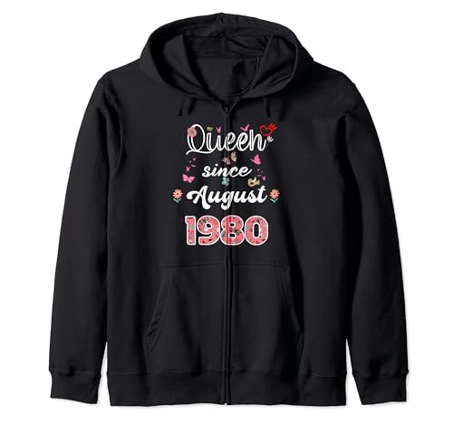 Comprar Reina desde Ideas para regalar agosto 1980 flores 1980 Agosto Cumpleaños Sudadera con Capucha Ofertas 2024 | regaloscumple.com