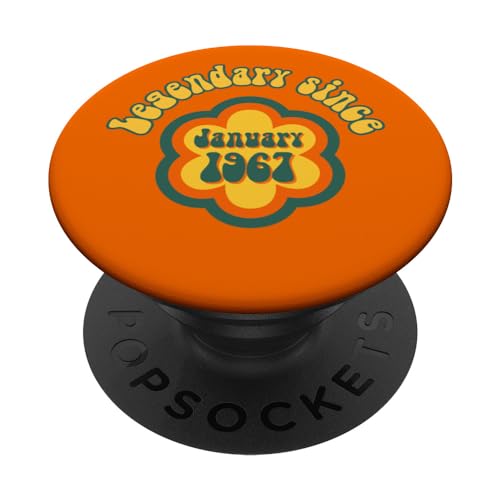 Comprar Nacido en enero Catálogo 1967 Cumpleaños Legendario desde 1967 PopSockets PopGrip Intercambiable Rebajas 2024 | regaloscumple.com