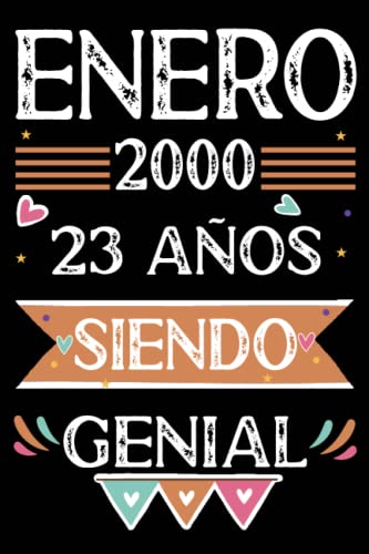Consigue ahora CUADERNO Enero 2000 23 Años Siendo Genial: Libro visitas cuaderno 110 BlackFriday páginas felicitaciones idea regalo regalo Para la esposa novia mujer La madre Rebajas 2024 | regaloscumple.com