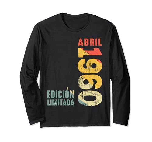 Consigue ahora Abril 1960 Retro 1960 Regalos Año 1960 Vintage 1960 Desde 1960 Manga Larga Rebajas 2024 | regaloscumple.com