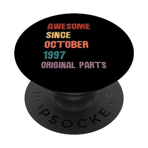 Consigue ahora Impresionante desde octubre 1997 Libra o Escorpio signo Ideas para regalar estrella del zodiaco PopSockets PopGrip Intercambiable Rebajas 2023 | regaloscumple.com
