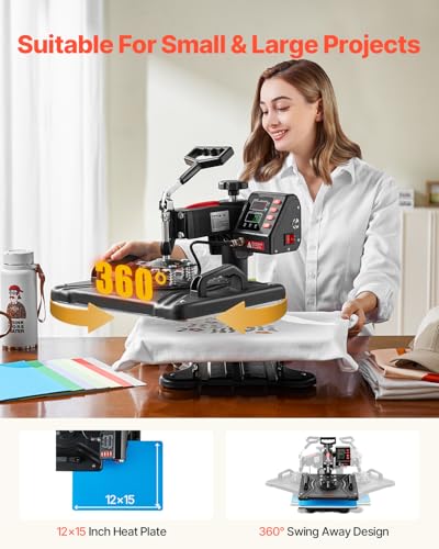 Ofertas VEVOR Máquina de Prensa en Calor 5 en 1 Máquina