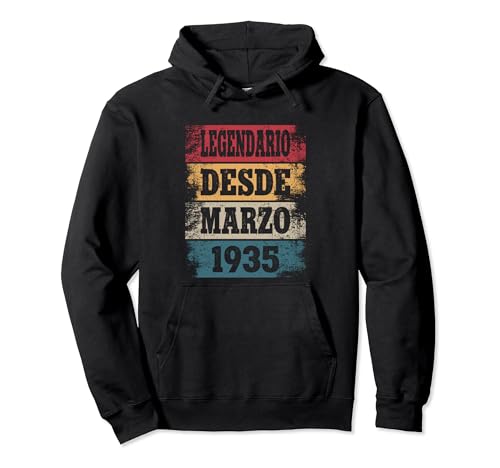 Comprar Legendario Desde Marzo 1935 - Cumpleaños 89 Años Sudadera con Navidad Capucha Ofertas 2025 | regaloscumple.com