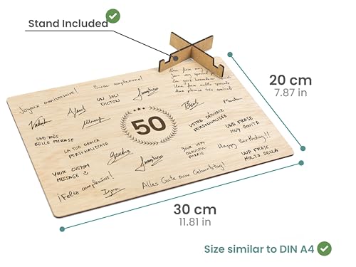 Ofertas en regaloscumple.com CONTRAXT Regalos Bodas de Oro 50 cumpleaños. Tarjeta felicitacion Ideas originales decoracion para hombres y mujer años, Aniversario, madre padre mama papa (50)