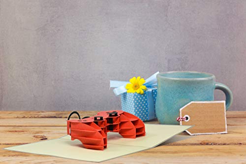 Oferta Flash Playstation o juegos ordenador 3D Pop-Up, tarjeta felicitación o regalo cumpleaños