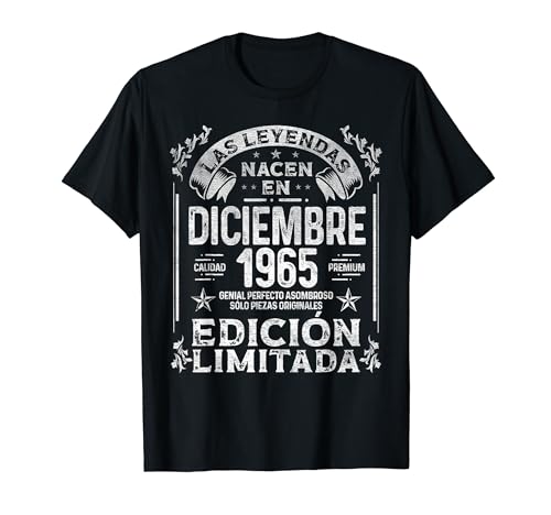 Oferta Las nacen Diciembre - Años Camiseta