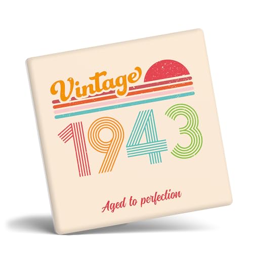 Comprar Mug Monster - Navidad Regalo 80 cumpleaños - Vintage 1943 Aged to Perfection divertida taza cerámica para hombres y mujeres - Taza extragrande y gigante disponible posavasos Rebajas 2024 | regaloscumple.com