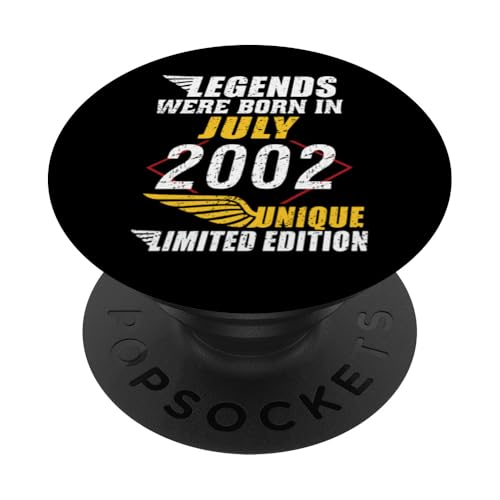 Comprar Cumpleaños Julio 2002 Edición Limitada Regalo Legend July PopSockets PopGrip Intercambiable BlackFriday Top Precio 2024 | regaloscumple.com