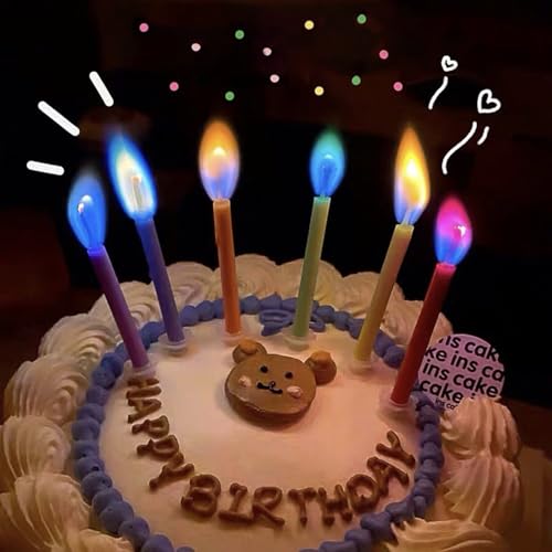 Dónde comprar en España Artisoul® 18 Piezas Velas Cumpleaños - Llama de Colores Bengalas Vela Bautizo Decoración para la Niños y Niñas Adultos Bodas Pastel, 9cm