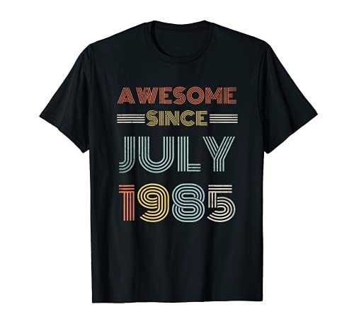 Comprar Impresionante desde Cumpleaños julio 1985 cumpleaños retro vintage Camiseta Ofertas 2024 | regaloscumple.com
