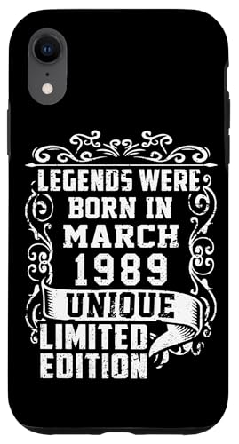 Consigue ahora Carcasa para iPhone Regalos XR Cumpleaños Marzo 1989 Edición Limitada Regalo March 1989 Ofertas 2024 | regaloscumple.com