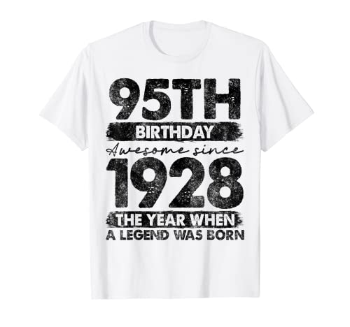 Comprar Vintage 1928 95 años edad regalos edición BlackFriday limitada 95 cumpleaños Camiseta Rebajas 2024 | regaloscumple.com