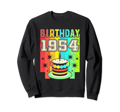 Comprar Camisetas vintage Ideas para regalar 1954 para mujer retro divertidas cumpleaños 1954 Sudadera Ofertas 2024 | regaloscumple.com