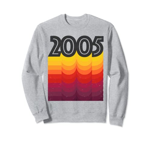 Consigue Cumpleaños ahora Estilo Vintage Cumpleaños 2005 Sudadera Top Precio 2025 | regaloscumple.com