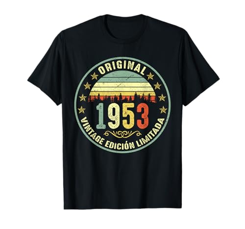 Comprar Original 1953 Vintage Edición Limitada Cumpleaños 72 Años Camiseta BlackFriday Rebajas 2025 | regaloscumple.com