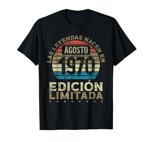 Oferta Las nacen Agosto - Años Camiseta