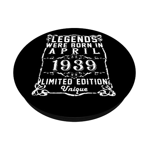 Ofertas en regaloscumple.com Cumpleaños Abril 1939 Edición Limitada Regalo April PopSockets PopGrip Intercambiable