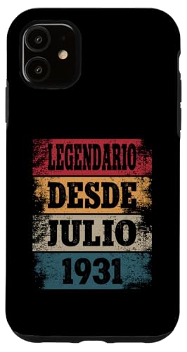 Comprar Carcasa para iPhone 11 Legendario Ideas para regalar Desde Julio 1931 - Cumpleaños 93 Años Ofertas 2024 | regaloscumple.com