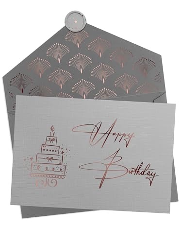Consigue ahora Joli Coon Tarjeta cumpleaños - Happy Birthday to you Regalos - Tarjeta felicitacion cumpleaños con sobre y un sello cera Rebajas 2024 | regaloscumple.com