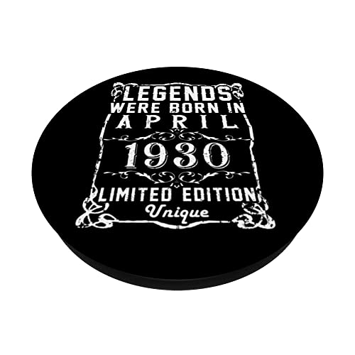 Ofertas en regaloscumple.com Cumpleaños Abril 1930 Edición Limitada Regalo April PopSockets PopGrip Intercambiable