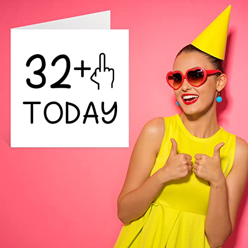 Ofertas de última hora Tarjeta 33 divertida dedo tarjetas groseras tarjetas cumpleaños mm 145 tarjetas hija, hermana, tía