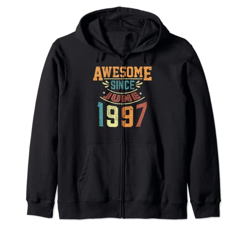 Comprar Impresionante desde junio 1997 nacido en junio 1997 cumpleaños Sudadera con Capucha Cumpleaños Top Precio 2023 | regaloscumple.com
