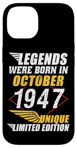 Comprar Carcasa para iPhone 14 Cumpleaños Octubre 1947 Edición Cumpleaños Limitada Regalo Used Vintage Top Precio 2024 | regaloscumple.com