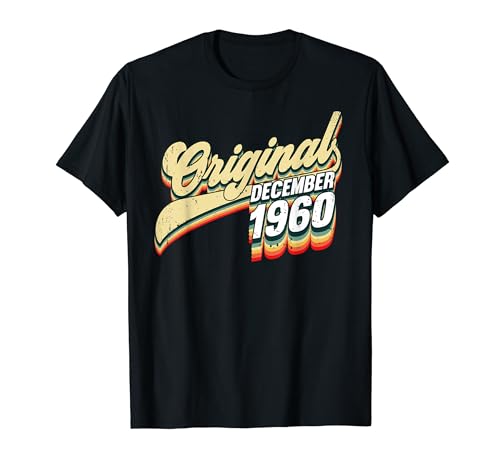 Consigue ahora Promoción Diciembre Original 1960 Camiseta Ofertas 2024 | regaloscumple.com