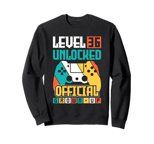 Consigue ahora Vintage 36 cumpleaños gamer 36 años Regalos regalos 36 cumpleaños Sudadera Ofertas 2025 | regaloscumple.com