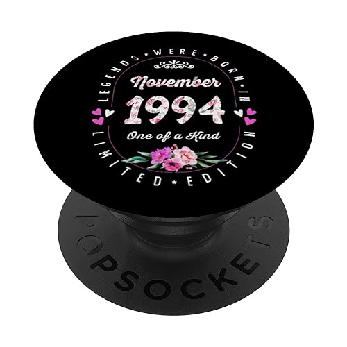 Comprar Cumpleaños Floral - Las Leyendas nacen Promoción en Noviembre 1994 PopSockets PopGrip Intercambiable Top Precio 2024 | regaloscumple.com