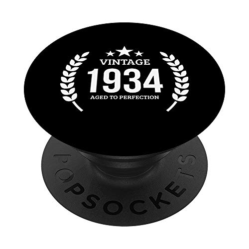 Consigue ahora Vintage 1934 Regalo cumpleaños 88 años Promoción edad 88 cumpleaños PopSockets PopGrip Intercambiable Ofertas 2024 | regaloscumple.com