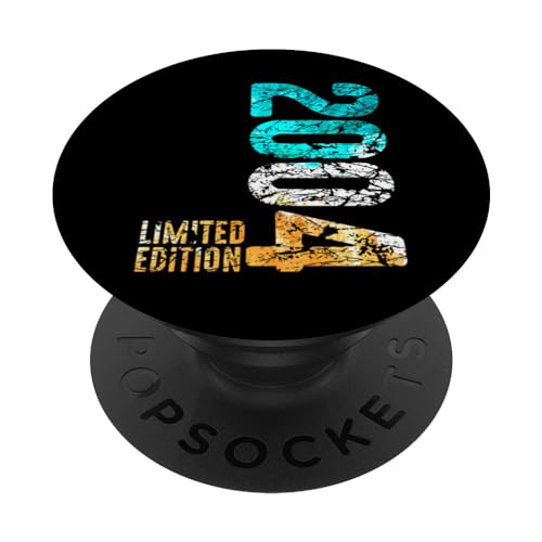 Consigue ahora Regalos 21 cumpleaños hombre mujer 21 años 2004 decoración divertido regalo PopSockets PopGrip Adhesivo Ofertas 2025 | regaloscumple.com