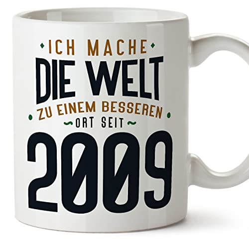 Comprar MUGFFINS Tazas 2009 Cumpleaños - En Alemán Cumpleaños - Ich Mache Die Welt zu Einem Besseren - 11 oz / 330 ml - Regalo original y divertido Rebajas 2023 | regaloscumple.com