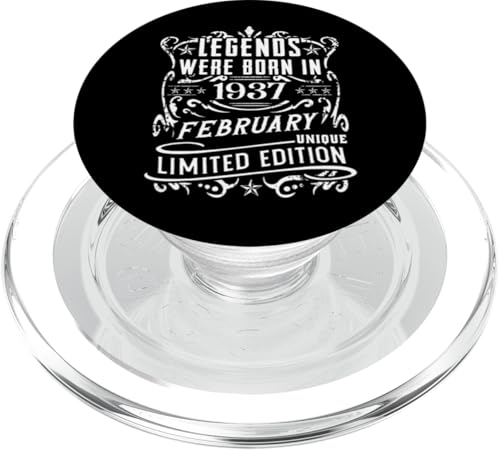 Comprar Cumpleaños Febrero 1937 Edición Limitada BlackFriday Regalo February PopSockets PopGrip para MagSafe Rebajas 2024 | regaloscumple.com