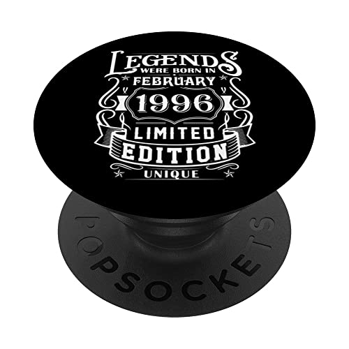 Consigue ahora Cumpleaños Febrero 1996 Edición Limitada Regalo February Cumpleaños PopSockets PopGrip Adhesivo Rebajas 2025 | regaloscumple.com